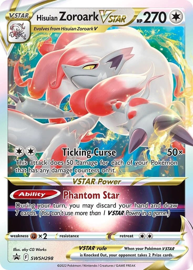Hisuian Zoroark VSTAR (SWSH298) (Jumbo Card) [Sword & Shield: Lost Origin] | I Want That Stuff Brandon