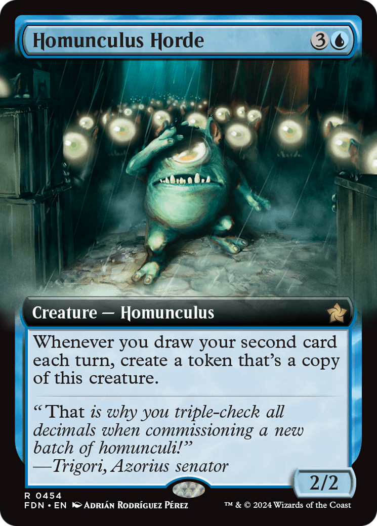 Homunculus Horde (Extended Art) [Foundations] | I Want That Stuff Brandon