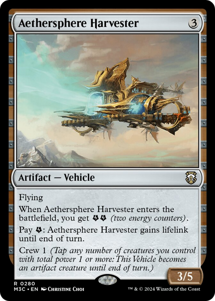 Aethersphere Harvester [Modern Horizons 3 Commander] | I Want That Stuff Brandon