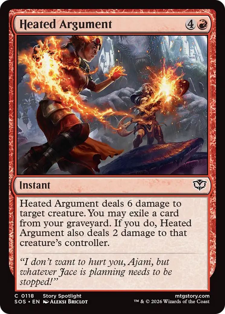 Heated Argument [Secrets of Strixhaven] | I Want That Stuff Brandon