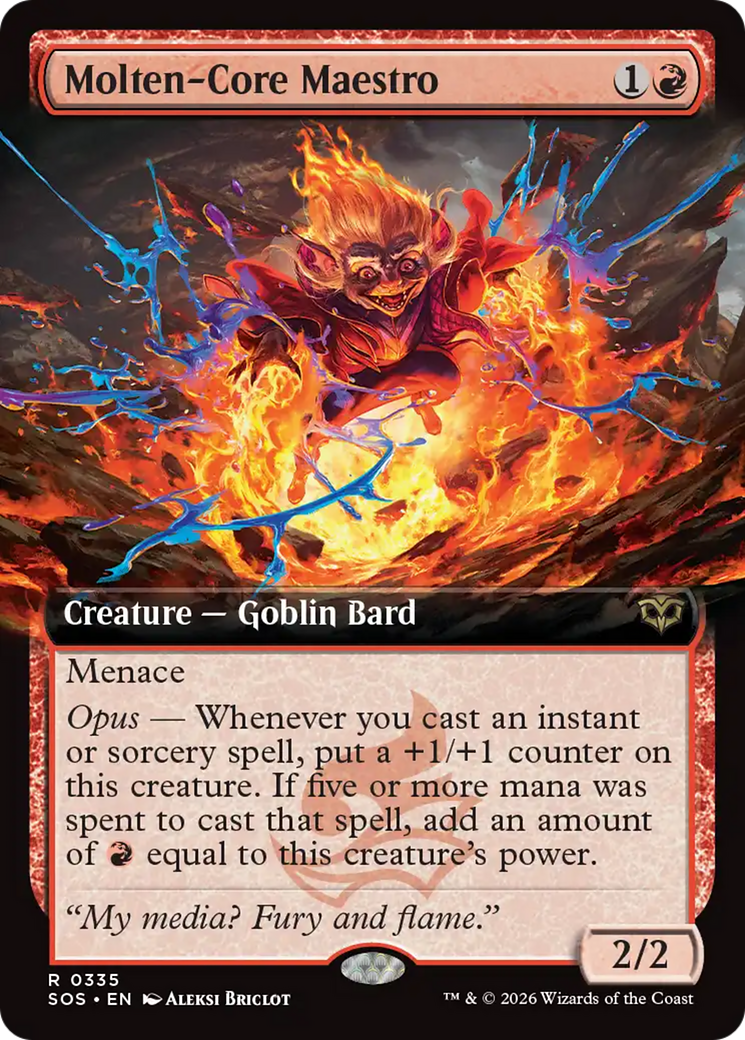Molten-Core Maestro (Extended Art) [Secrets of Strixhaven] | I Want That Stuff Brandon
