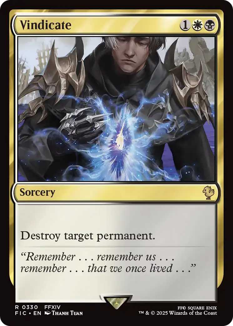 Vindicate [FINAL FANTASY Commander] | I Want That Stuff Brandon