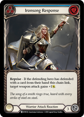 Ironsong Response (Blue) [U-WTR134] (Welcome to Rathe Unlimited)  Unlimited Rainbow Foil | I Want That Stuff Brandon