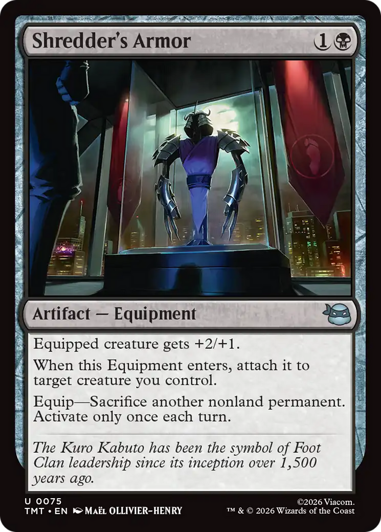 Shredder's Armor [Teenage Mutant Ninja Turtles] | I Want That Stuff Brandon