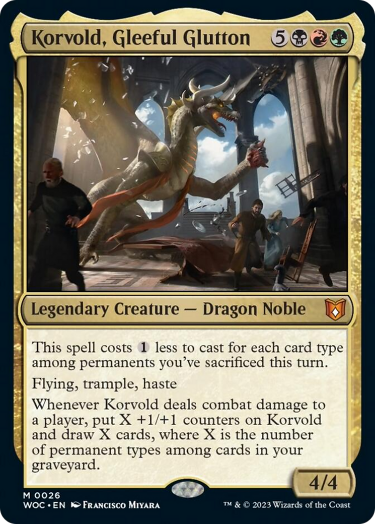 Korvold, Gleeful Glutton [Wilds of Eldraine Commander] | I Want That Stuff Brandon