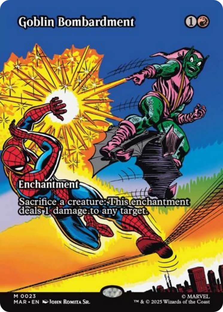 Goblin Bombardment (Borderless) [Marvel's Spider-Man: Eternal-Legal] | I Want That Stuff Brandon