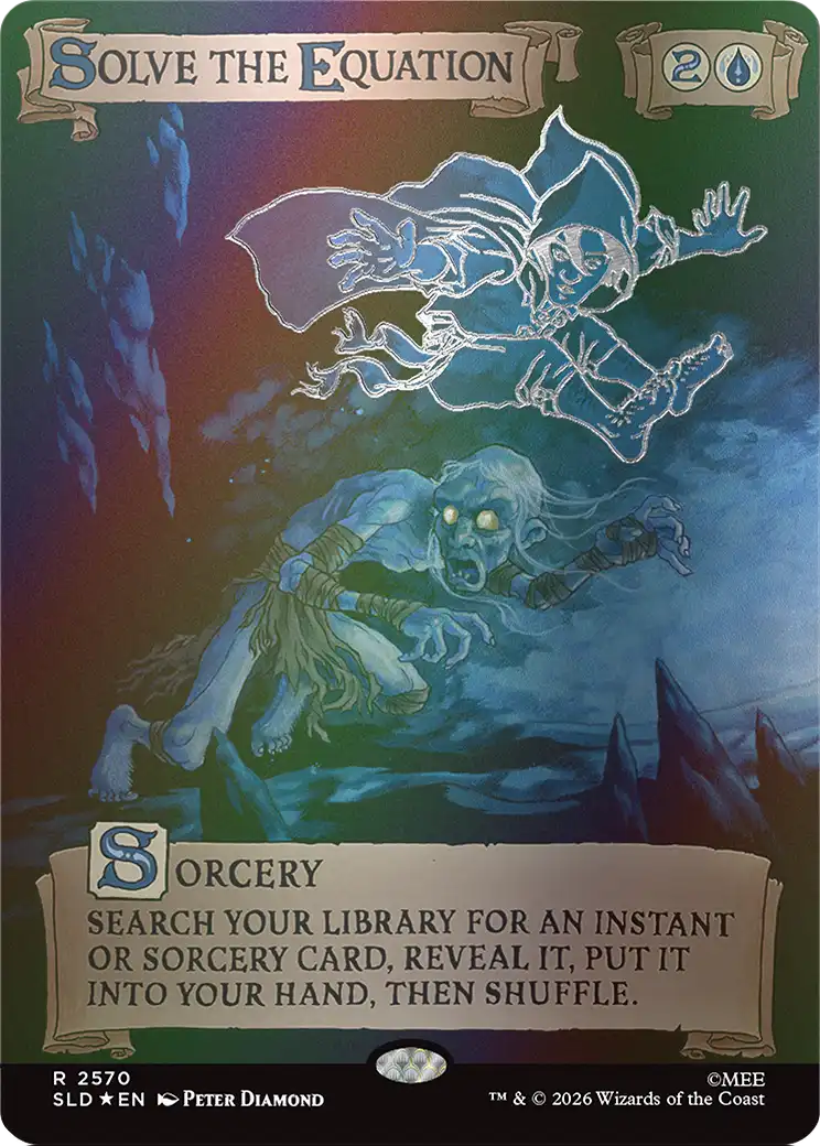 Solve the Equation (2570) (Out Of Sight Foil) [Secret Lair Drop Series] | I Want That Stuff Brandon