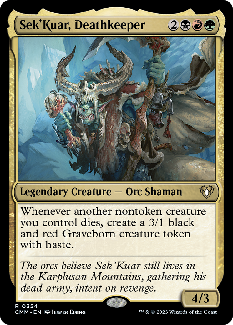 Sek'Kuar, Deathkeeper [Commander Masters] | I Want That Stuff Brandon
