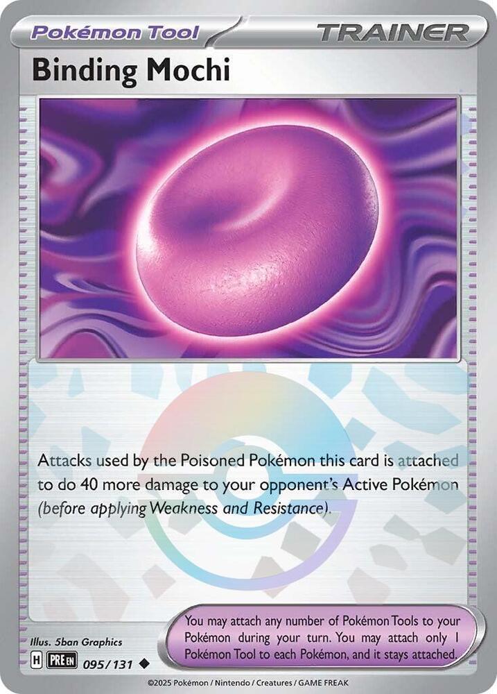 Binding Mochi (095/131) (Poke Ball Pattern) [Scarlet & Violet: Prismatic Evolutions] | I Want That Stuff Brandon