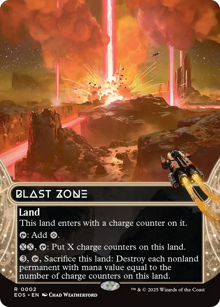 Blast Zone (0002) (Borderless) [Edge of Eternities: Stellar Sights] | I Want That Stuff Brandon