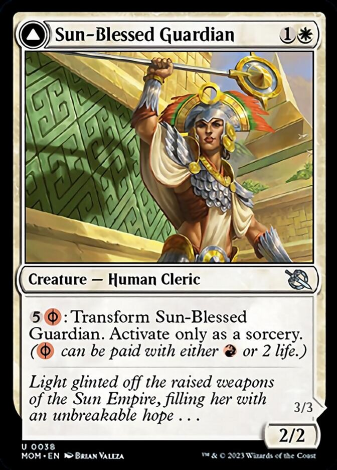 Sun-Blessed Guardian // Furnace-Blessed Conqueror [March of the Machine] | I Want That Stuff Brandon