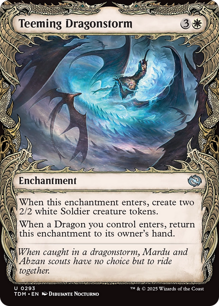 Teeming Dragonstorm (Showcase) [Tarkir: Dragonstorm] | I Want That Stuff Brandon