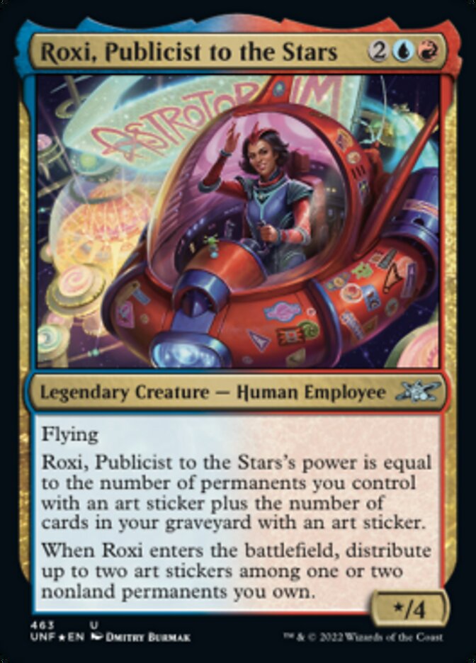 Roxi, Publicist to the Stars (Galaxy Foil) [Unfinity] | I Want That Stuff Brandon