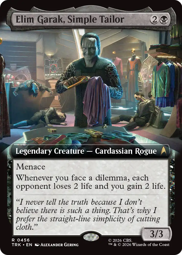 Elim Garak, Simple Tailor (Extended Art) [Star Trek] | I Want That Stuff Brandon