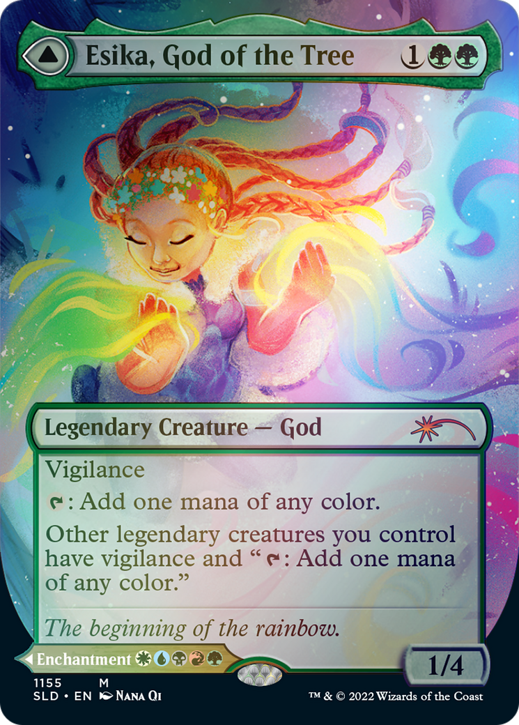 Esika, God of the Tree // The Prismatic Bridge (Borderless) [Secret Lair: From Cute to Brute] | I Want That Stuff Brandon