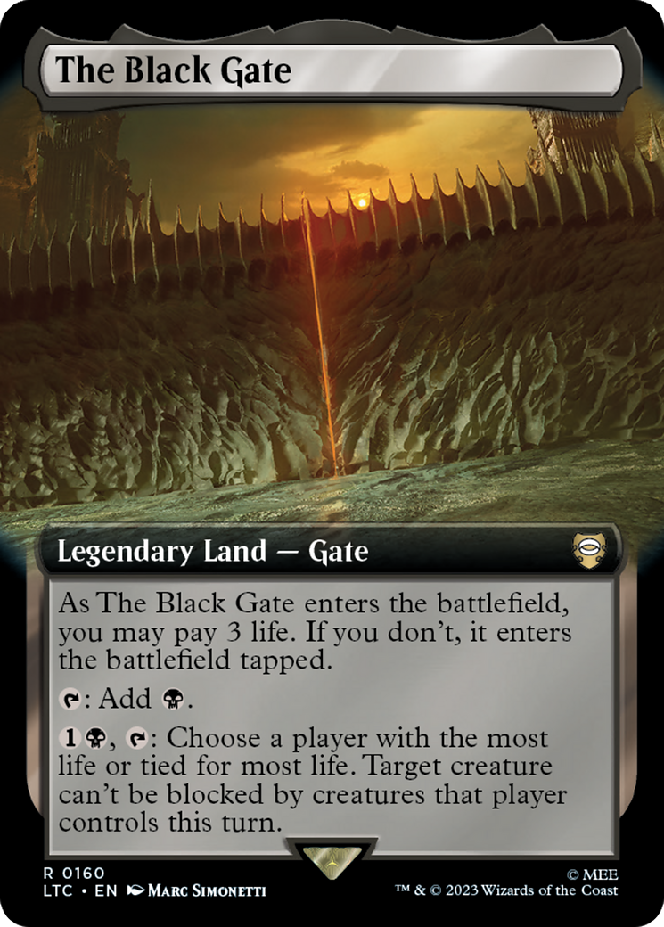 The Black Gate (Extended Art) [The Lord of the Rings: Tales of Middle-Earth Commander] | I Want That Stuff Brandon