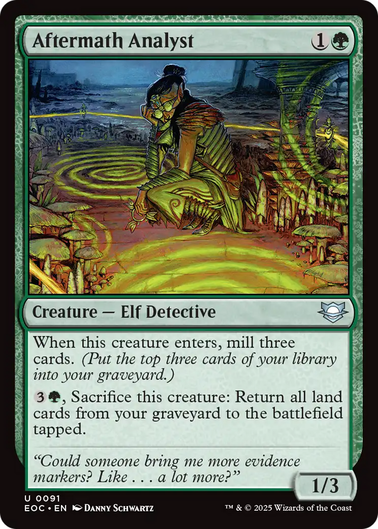 Aftermath Analyst [Edge of Eternities Commander] | I Want That Stuff Brandon