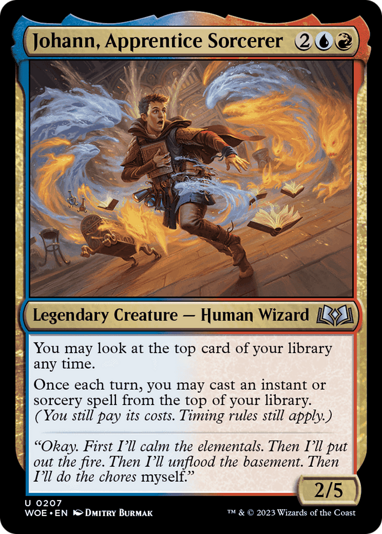 Johann, Apprentice Sorcerer [Wilds of Eldraine] | I Want That Stuff Brandon