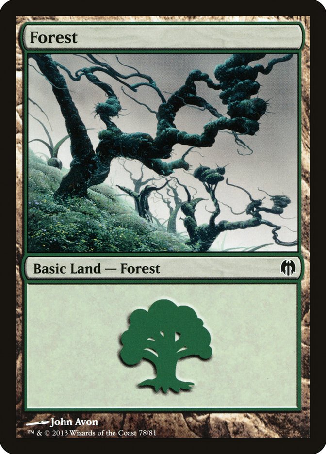 Forest (78) [Duel Decks: Heroes vs. Monsters] | I Want That Stuff Brandon