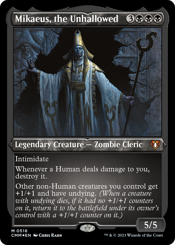 Mikaeus, the Unhallowed (Foil Etched) [Commander Masters] | I Want That Stuff Brandon