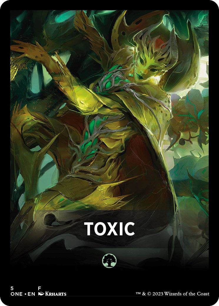 Toxic Theme Card [Phyrexia: All Will Be One Tokens] | I Want That Stuff Brandon