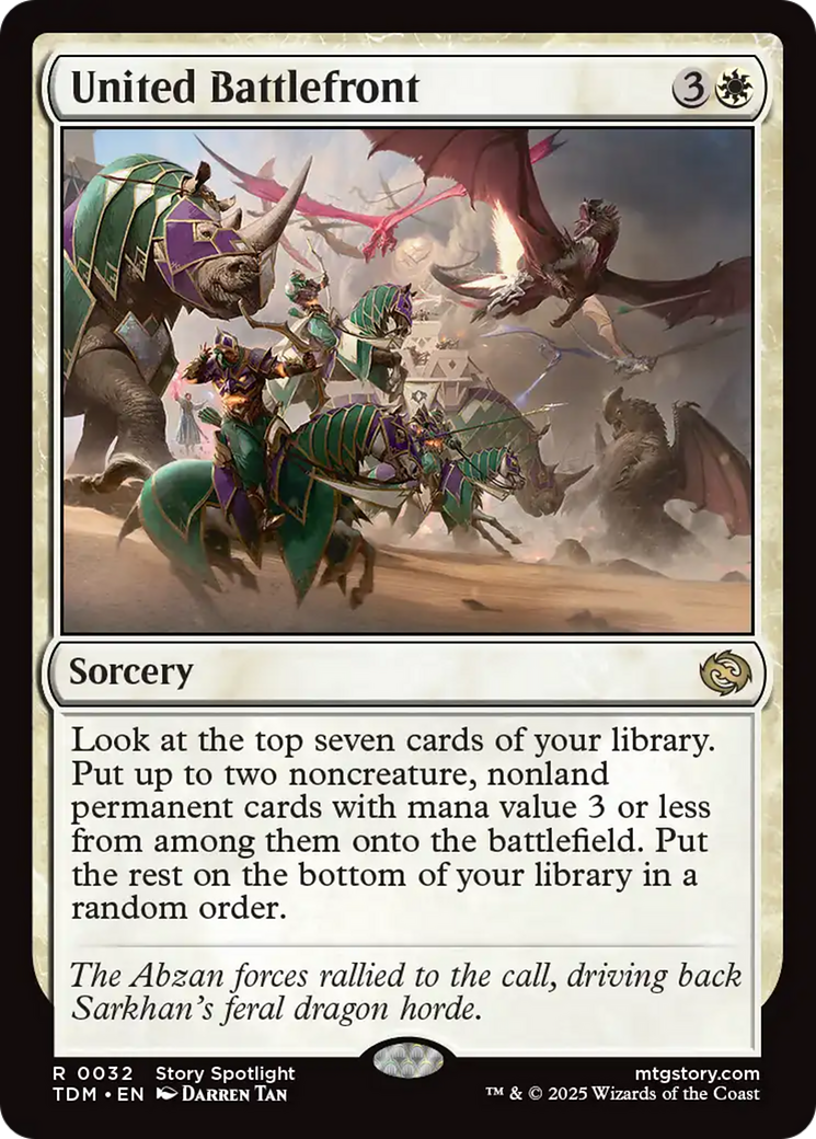 United Battlefront [Tarkir: Dragonstorm] | I Want That Stuff Brandon