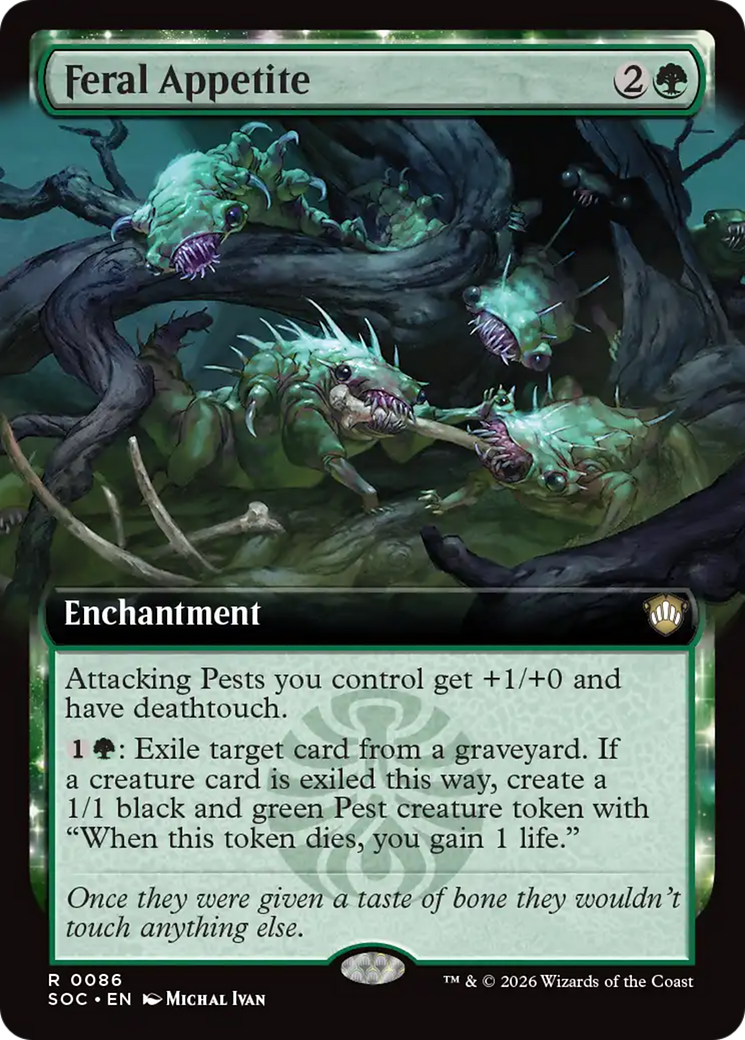 Feral Appetite (Extended Art) [Secrets of Strixhaven Commander] | I Want That Stuff Brandon
