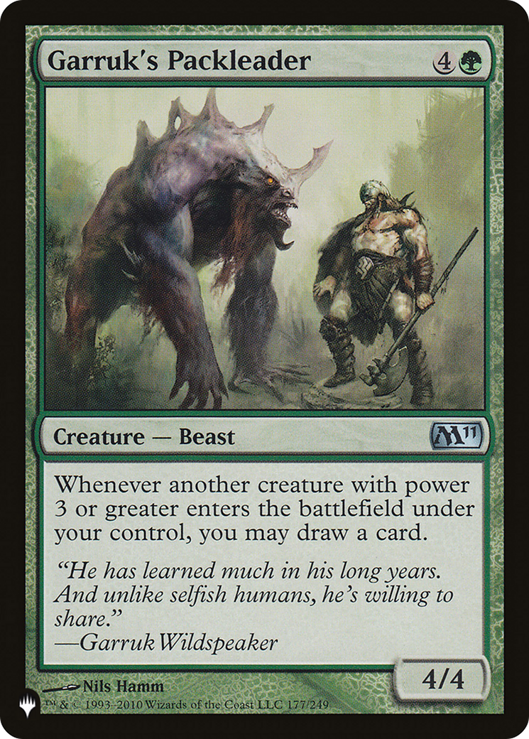 Garruk's Packleader [The List] | I Want That Stuff Brandon