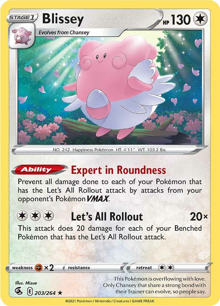 Blissey (203/264) [Sword & Shield: Fusion Strike] | I Want That Stuff Brandon