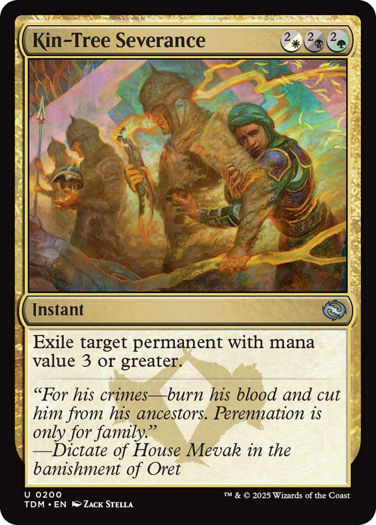 Kin-Tree Severance [Tarkir: Dragonstorm] | I Want That Stuff Brandon