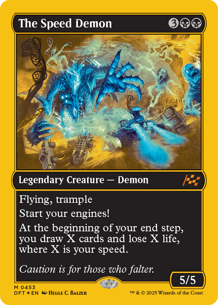 The Speed Demon (First-Place Foil) [Aetherdrift] | I Want That Stuff Brandon