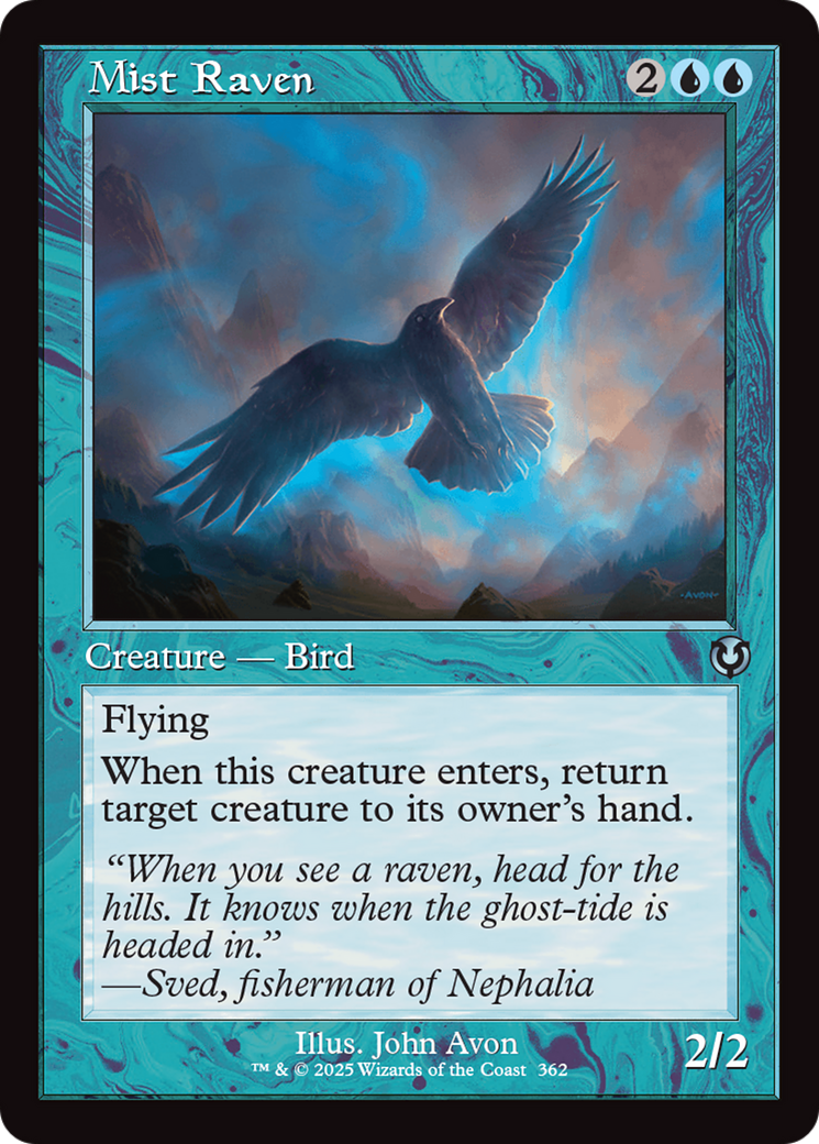 Mist Raven (Retro Frame) [Innistrad Remastered] | I Want That Stuff Brandon