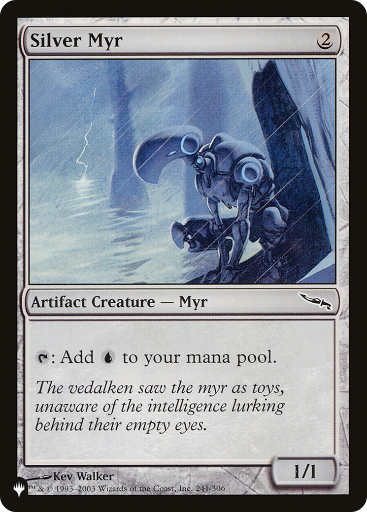 Silver Myr [The List Reprints] | I Want That Stuff Brandon