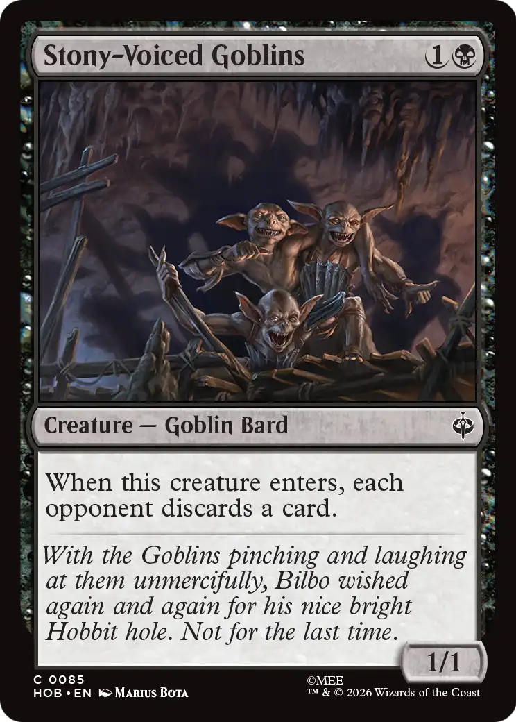 Stony-Voiced Goblins [The Hobbit] | I Want That Stuff Brandon