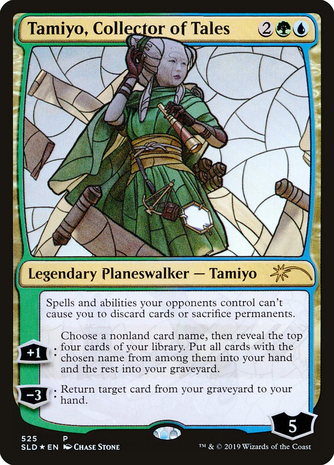 Tamiyo, Collector of Tales (Stained Glass) [Secret Lair Drop Promos] | I Want That Stuff Brandon