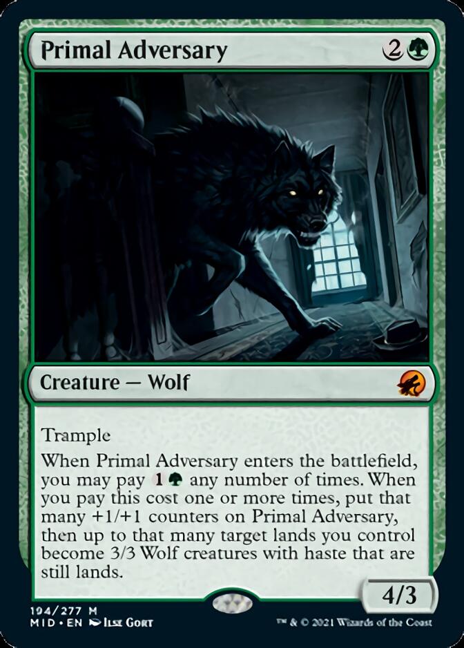 Primal Adversary [Innistrad: Midnight Hunt] | I Want That Stuff Brandon
