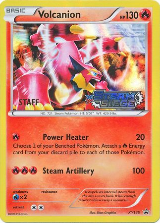 Volcanion (XY145) (Staff) [XY: Black Star Promos] | I Want That Stuff Brandon