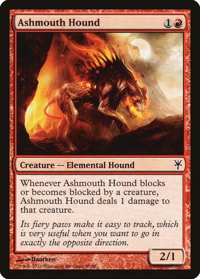 Ashmouth Hound [Duel Decks: Sorin vs. Tibalt] | I Want That Stuff Brandon