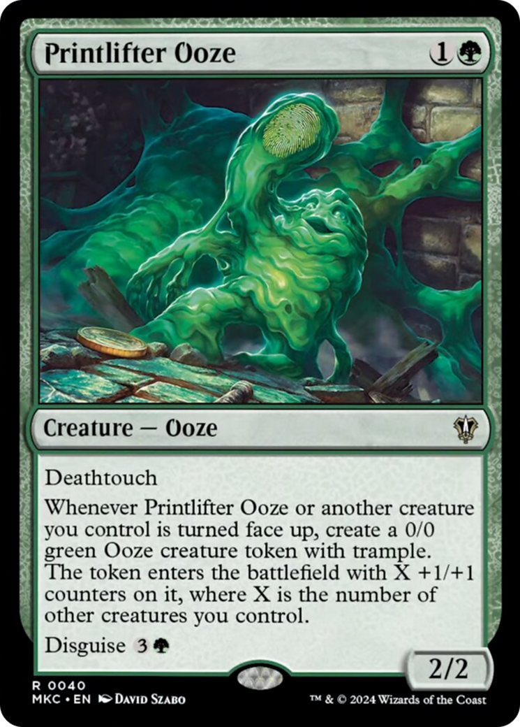 Printlifter Ooze [Murders at Karlov Manor Commander] | I Want That Stuff Brandon