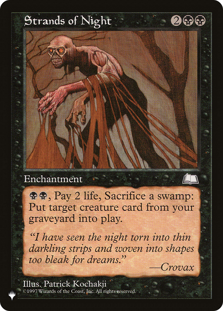 Strands of Night [The List Reprints] | I Want That Stuff Brandon