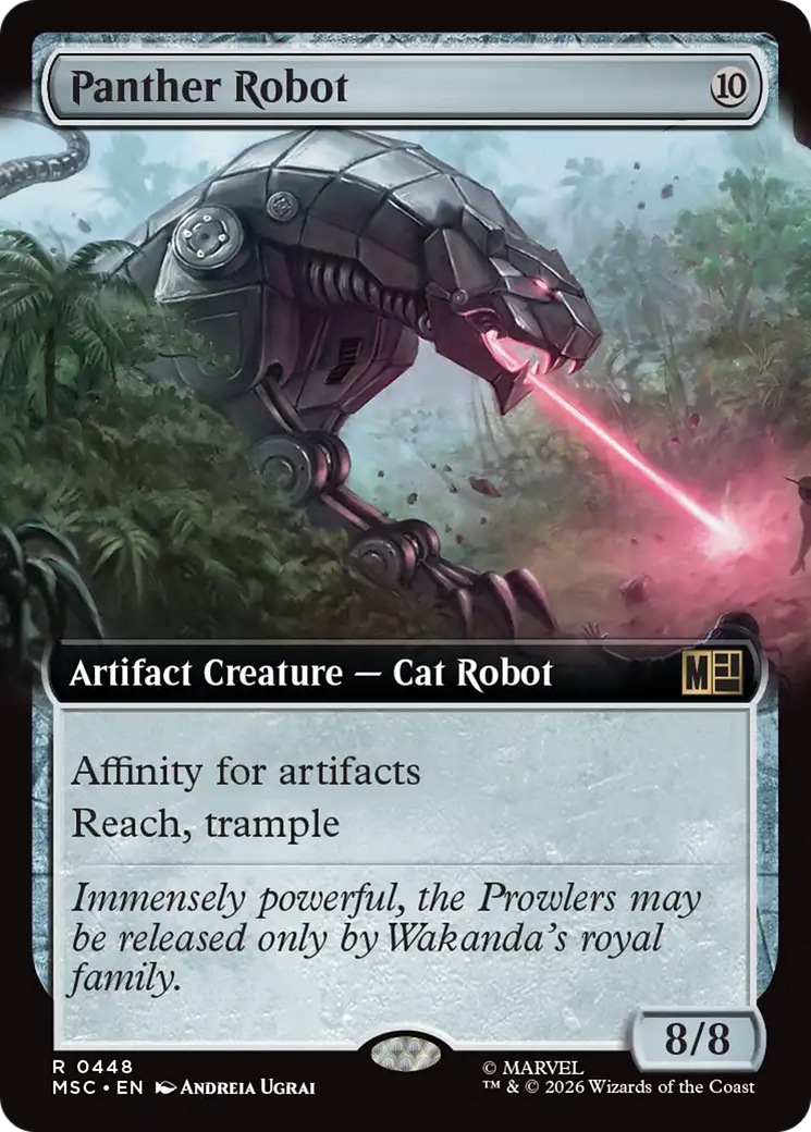 Panther Robot (Extended Art) [Marvel Super Heroes Commander] | I Want That Stuff Brandon