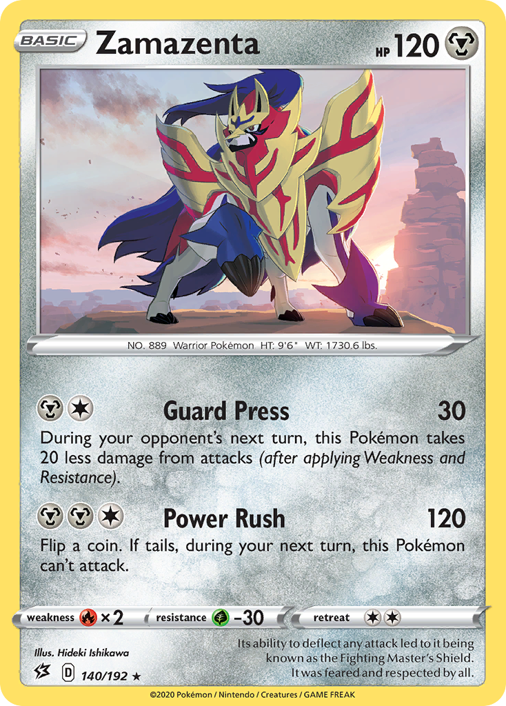 Zamazenta (140/192) [Sword & Shield: Rebel Clash] | I Want That Stuff Brandon