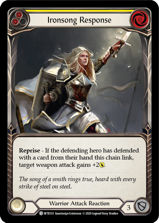 Ironsong Response (Yellow) [U-WTR133] (Welcome to Rathe Unlimited)  Unlimited Normal | I Want That Stuff Brandon