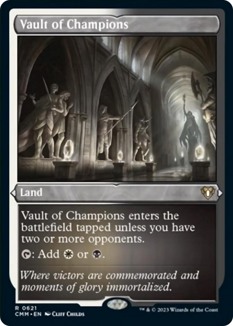 Vault of Champions (Foil Etched) [Commander Masters] | I Want That Stuff Brandon