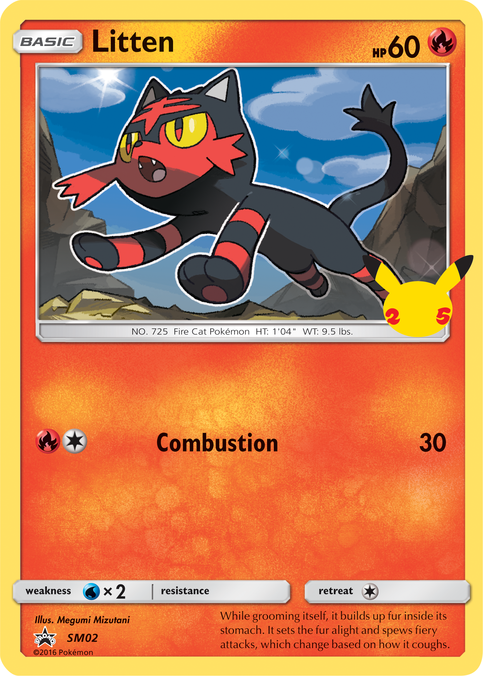 Litten (SM02) (Jumbo Card) [First Partner Pack] | I Want That Stuff Brandon