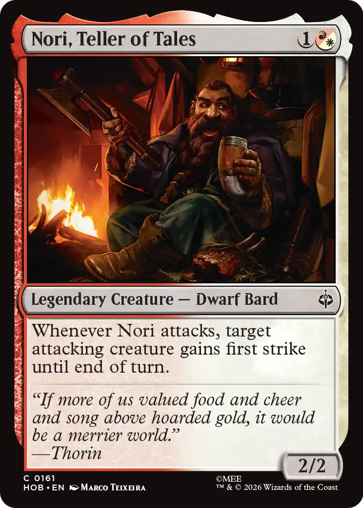 Nori, Teller of Tales [The Hobbit] | I Want That Stuff Brandon