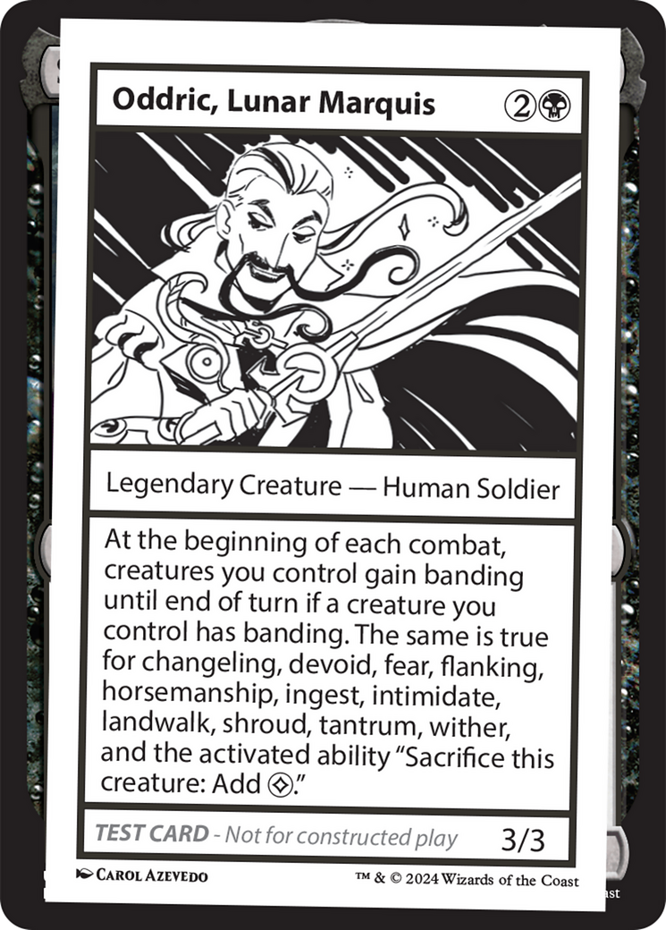 Oddric, Lunar Marquis [Mystery Booster 2 Playtest Cards] | I Want That Stuff Brandon