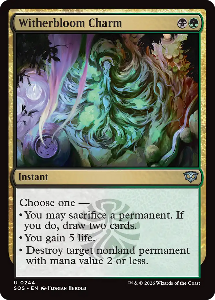 Witherbloom Charm [Secrets of Strixhaven] | I Want That Stuff Brandon