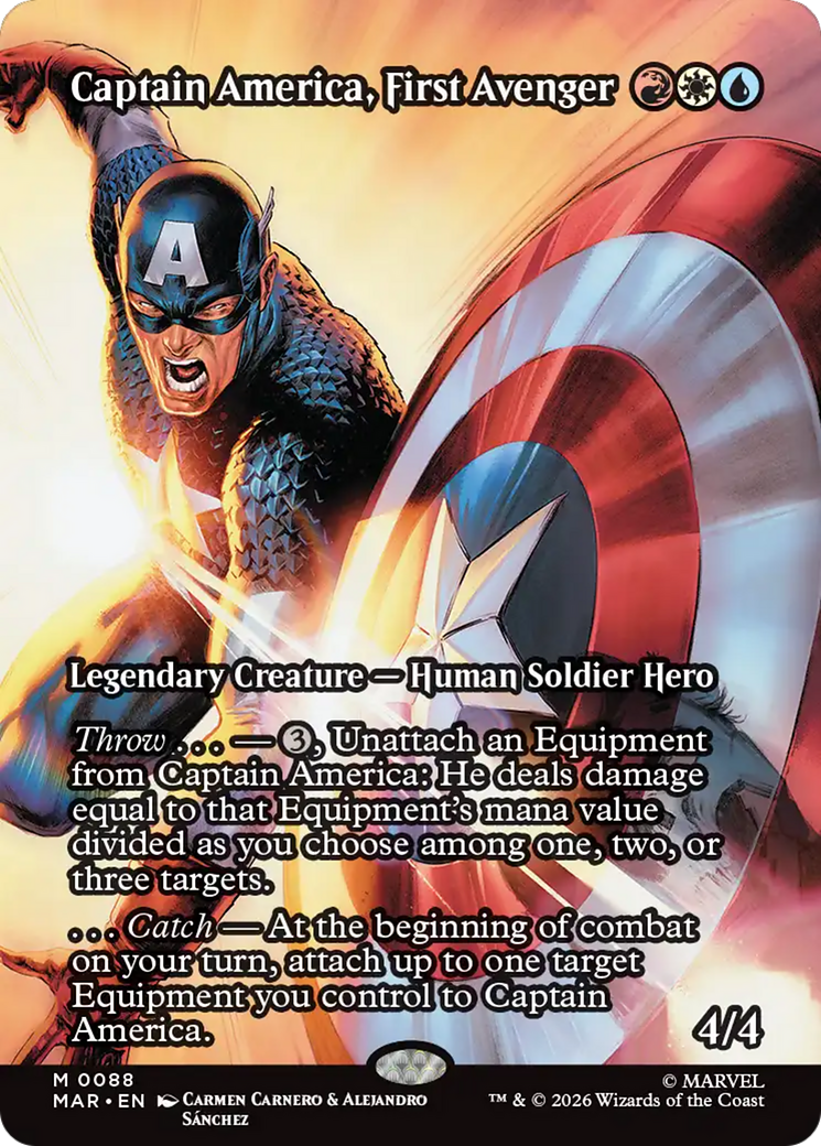 Captain America, First Avenger (Borderless) [Marvel Universe: Eternal-Legal] | I Want That Stuff Brandon