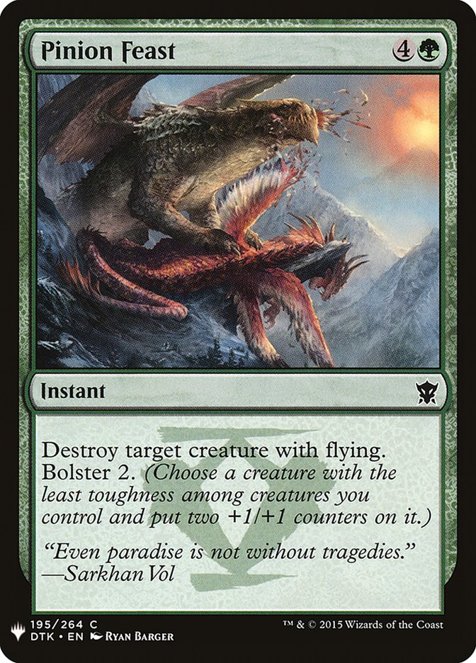 Pinion Feast [Mystery Booster] | I Want That Stuff Brandon
